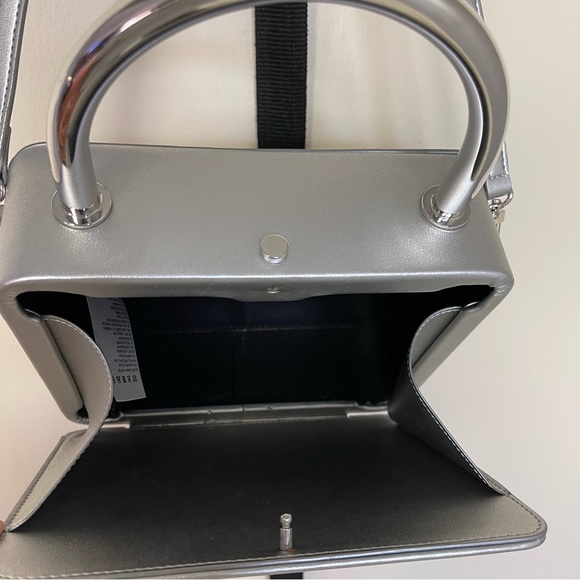 Coperni metallic grey square purse w dustbag - Picture 11 of 17